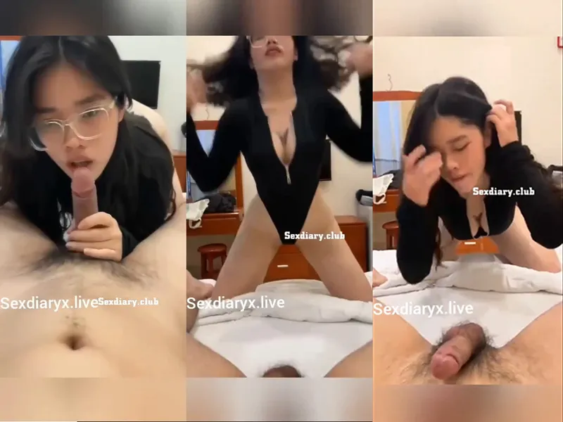 Em rau vú đẹp kính cận mút củ khoải điêu luyện