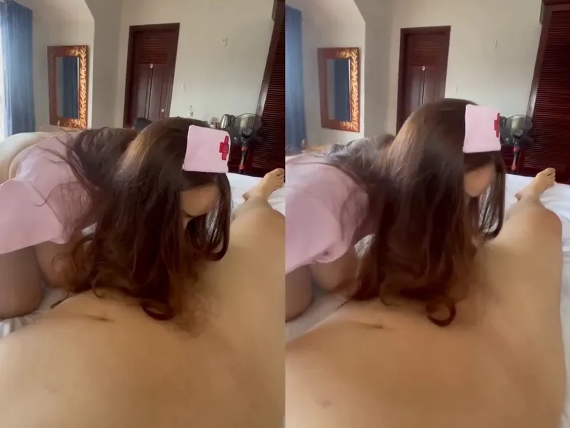 Xxx em ngành cosplay điều dưỡng trong nhà trọ || p1